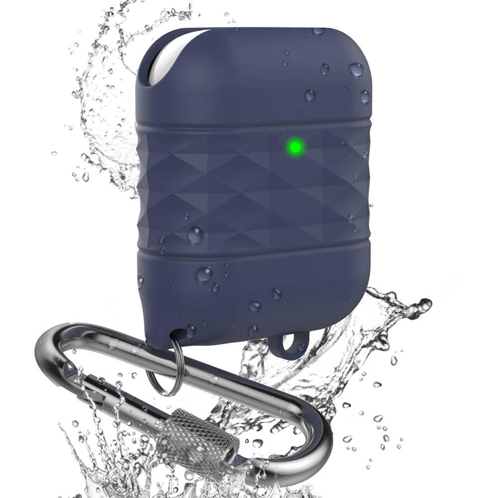 AHASTYLE PT-79 Compatible with Apple AirPods 1st 2nd Generation Charging Case Cover Splashproof Silicone Protective Cover with Carabiner AHASTYLE PT-79 Compatible with Apple AirPods 1st 2nd Generation Charging Case Cover Splashproof Silicone Protective Cover with Carabiner